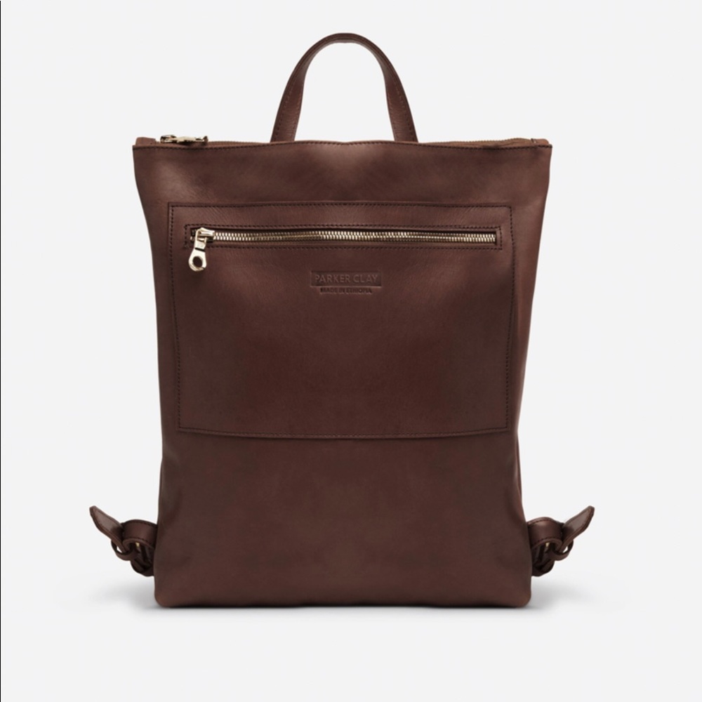 Parker Clay Authentic Leather Backpack